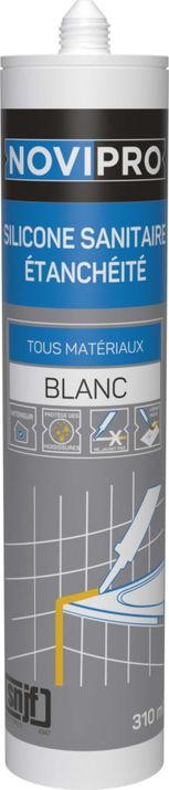 Joint UNIVERSEL SILICONE BLANC SANITAIRE 50 ml