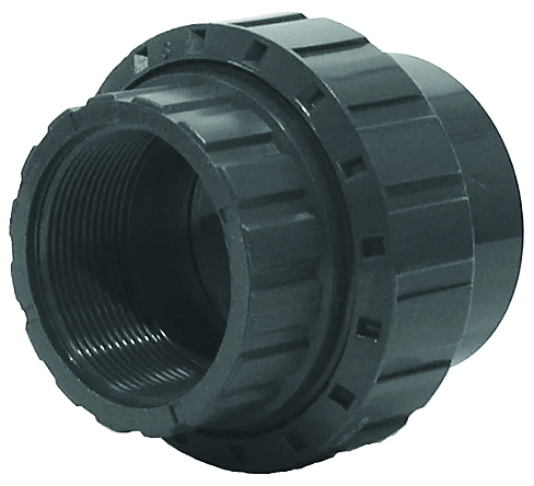 Raccord Union Mixte 3 Pièces PVC Pression Ø50 Mm Taraudé 1 1/2 Pouce - Intérieur Vers Filetage