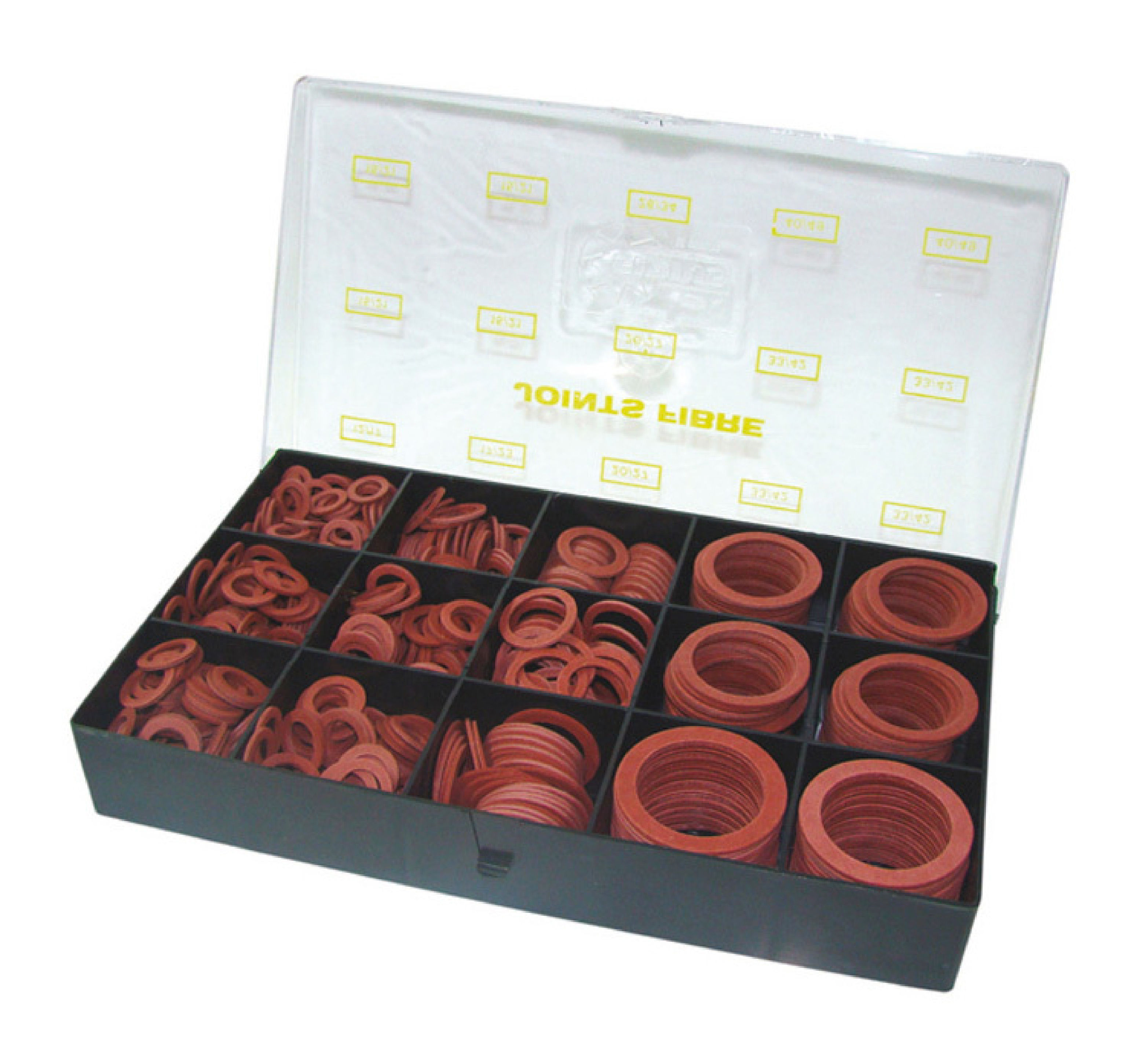 Coffret De 450 Joints Aluminium Assortis - Tailles 6x10x1mm à 24x29x2mm - Marque Wiltec